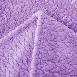 Morado MORADO 230 GSM Flannel Super Soft Warm Single Blanket for Winters - 60x90 Inches, Light Purple - 60X90 Inches, Light Purple