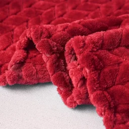 Morado MORADO 230 GSM Flannel Super Soft Warm Single Blanket for Winters - 60x90 Inches, Maroon - 60X90 Inches, Maroon