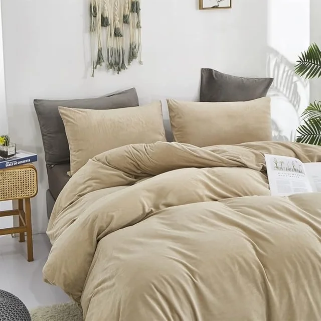 MORADO 190 GSM Flannel Super Soft Warm Single Bed Bedsheet with 1 Pillow Covers for Winters - 60x90 Inches, Camel - Camel