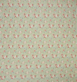MORADO Glace Cotton King Size Bedsheet with 2 Pillow Covers with Frill PoppyFlowerComb (108x108, Inches) - 108x108 Inches, light pastel green