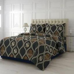 Morado MORADO 190 GSM Flannel Super Soft Warm Single Blanket for Winters - 60x90 Inches, Navy Brown Roses - Navy Brown Roses