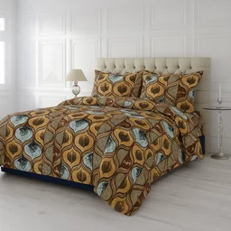 Morado MORADO 190 GSM Flannel Super Soft Warm Single Blanket for Winters - 60x90 Inches, Gray_BeigeCircles - Gray Beige Circles