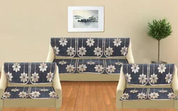 MORADO 7 Seater Sofa Cover Sofa Panel Premium Quality, Chenille for Ultimate Protection and Style Durable, 3+2+2 Settee Slipcover in Dark Grey, - Dark Grey