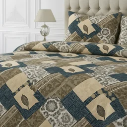 Morado MORADO 190 GSM Flannel Super Soft Warm Single Blanket for Winters - 60x90 Inches, Blue GreenCross - Blue Green Cross