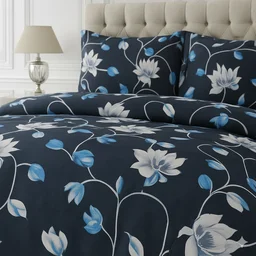 Morado MORADO 190 GSM Flannel Super Soft Warm Single Blanket for Winters - 60x90 Inches, Blue_Star - Blue Star
