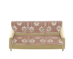 MORADO 7 Seater Sofa Cover Sofa Panel Premium Quality, Chenille for Ultimate Protection and Style Durable, 3+2+2Settee Slipcover in Peach, - Peach