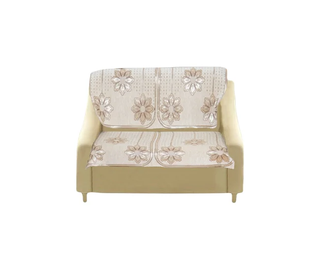 MORADO 7 Seater Sofa Cover Sofa Panel Premium Quality, Chenille for Ultimate Protection and Style Durable, 3+2+2 Settee Slipcover in Off White, - Off White