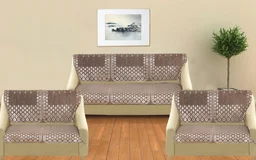 MORADO 7 Seater Sofa Cover Sofa Panel Premium Quality, Chenille for Ultimate Protection and Style Durable, 3+2+2 Settee Slipcover in Brown, - Brown