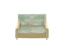 MORADO 7 Seater Sofa Cover Sofa Panel Premium Quality, Chenille for Ultimate Protection and Style Durable, 3+2+2 Settee Slipcover in Light Green, - Light Green