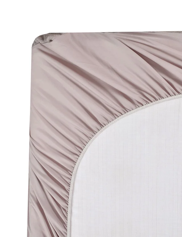 MORADO Water Resistant Terry Cotton Queen/King Size Elastic Fitted Mattress Protector (60x78x12 inches - Fits Up to 12 inches Mattress), Grey - 60x78x12 Inches, Grey