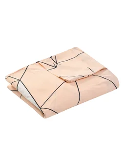 MORADO Glace cotton Double Bed Quilt Cover / Duvet Cover / Rajai Cover / Blanket Cover with Zipper (90x100 Inches) - Multicolor