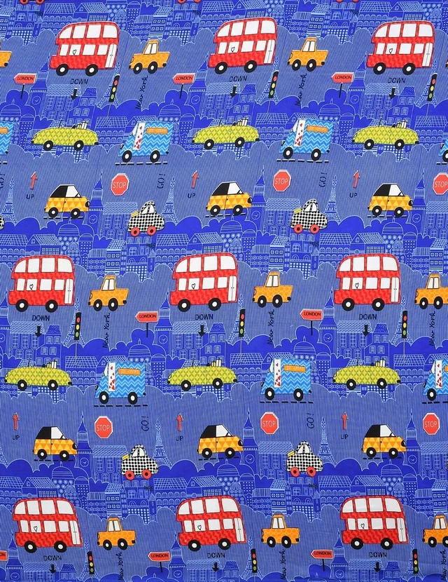 MORADO Glace Cotton Double Bed Quilt Cover / Duvet Cover / Rajai Cover / Blanket Cover with Zipper (90x100 Inches) - Blue