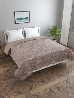 MORADO Glace Cotton Double Duvet Cover/Rajai Cover/Blanket Cover with Zipper (90x100 Inches) - 90x100 Inches