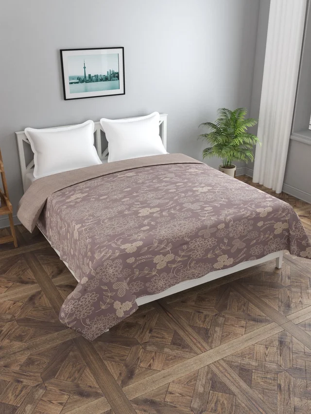 MORADO Glace Cotton Double Duvet Cover/Rajai Cover/Blanket Cover with Zipper (90x100 Inches) - 90x100 Inches