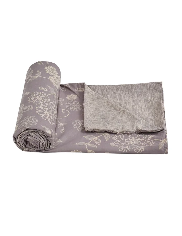 MORADO Glace Cotton Double Duvet Cover/Rajai Cover/Blanket Cover with Zipper (90x100 Inches) - 90x100 Inches