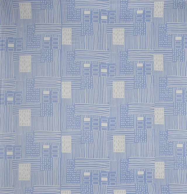 MORADO Glace Cotton Single / Duvet Cover / Rajai Cover / Blanket Cover with Zipper (60x90 Inches, Blue Cream) - Blue