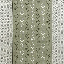 MORADO Premium Cotton Casement Elastic Fitted Double Bedsheet with 2 Pillow Covers (72x78x8 Inches) - Green