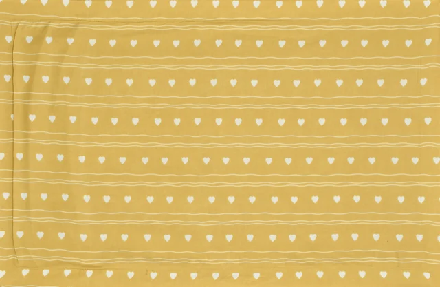 MORADO Premium Glace Cotton King Size Elastic Fitted Bedsheet with 2 Pillow Covers (72x78x8 Inches, Yellow) - 72x78x10 Inches, Yellow