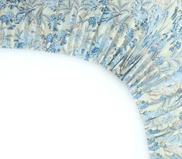 Morado MORADO Premium Glace Cotton 210 TC Elastic Fitted Single Bedsheet with 1 Pillow Cover (36x72x8 Inches)