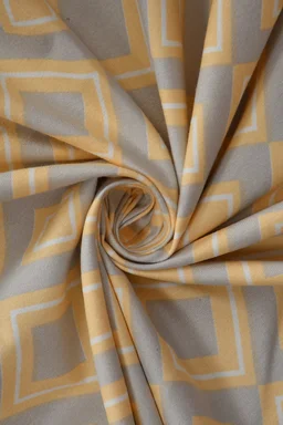 MORADO Premium Glace Cotton Elastic Fitted Double Bedsheet With 2 Pillow Covers (72x78x8 Inches) - 72x78x8 Inches, Yellow