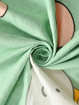 MORADO Premium Glace Cotton Double Bedsheet With 2 King Size Pillow Covers (90x100 Inches) - 90x100 Inches, Green