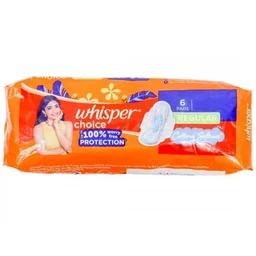Whisper Choice Regular (6 Pads)