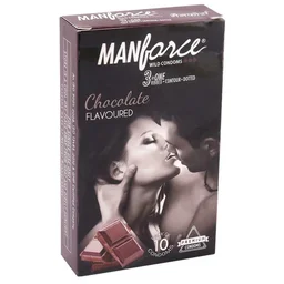 Manforce Condoms Chocolate 342 Dots (10 Pcs)