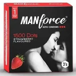 Manforce Condoms Strawberry (3 Pcs)