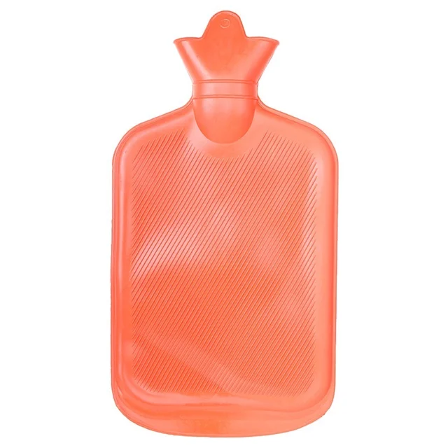 FAIRBIZPS Hot Water Bag for Pain Relief Large Capacity Manual Hot Water Bag for Back Pain, Period Pain, Neck and Shoulders Pain (Red) - 2 LTR