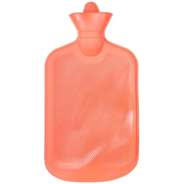FAIRBIZPS Hot Water Bag for Pain Relief Large Capacity Manual Hot Water Bag for Back Pain, Period Pain, Neck and Shoulders Pain (Red) - 2 LTR