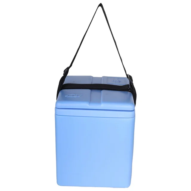 FAIRBIZPS 4 Ice Pack Vaccine Storage Carrier Box Portable CFC- Free Polyurethane Controller Vaccine Storage Box with Integral, Hinged Lid & Stopper (1.67 Ltr.) (Blue) - BLUE
