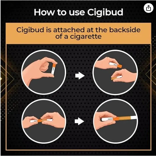 Cigibud filters |Nanoclean anti smoking filters|stoptar smoking filters|filters to quit smoking|filters for smoking|smoking filters|safety filters for smoking|regular smoking filters|tar reduction filters|smoking filters for daily use|multi-filtering helps to reduce tar and smoke and also helps to quit smoking - White Color (Pack of 30 Pieces) - 1 x 1 x 4.1 cm, White