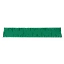 fairbizps Braille Plastic Steel Scale 6inch - 6 inch