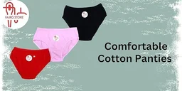 FAIRO STORE Women's Cotton Panties Comfortable Solid Panties Multicolor(XXL 100 cm) Panties (Pack of 3) - XXL (100 cm)