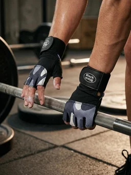 Fairbizps Store FAIRBIZPS Unisex Gym Gloves with Wrist Support for Men & Women | Anti-Slip Workout Gloves for Weight Lifting, Cycling, Fitness, Training & Exercise... - Multi