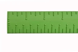 fairbizps Braille Plastic Steel Scale 6inch - 6 inch