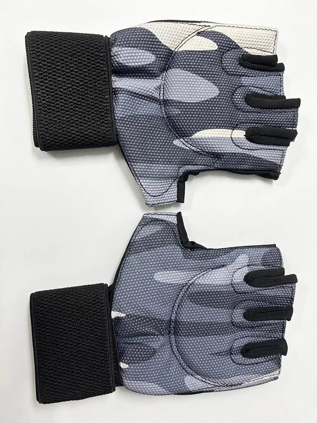 Fairbizps Store FAIRBIZPS Unisex Gym Gloves with Wrist Support for Men & Women | Anti-Slip Workout Gloves for Weight Lifting, Cycling, Fitness, Training & Exercise... - Multi