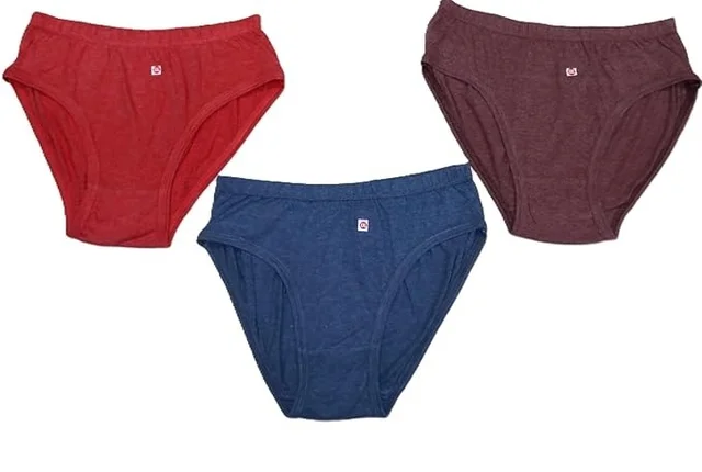 FAIRO STORE Women Hosiery Comfortable Solid Multicolor XXL Panties (Pack of 3) - XXL (100 cm)