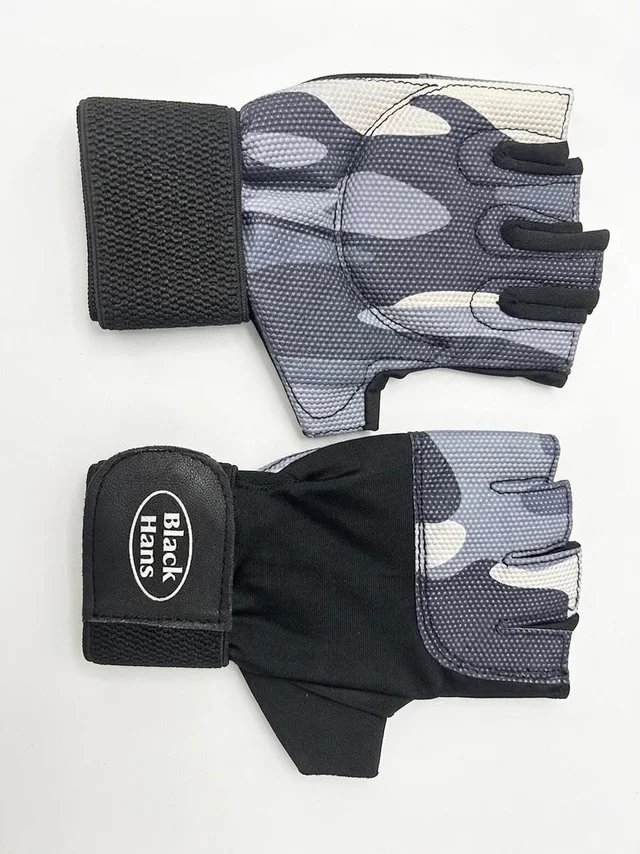 Fairbizps Store FAIRBIZPS Unisex Gym Gloves with Wrist Support for Men & Women | Anti-Slip Workout Gloves for Weight Lifting, Cycling, Fitness, Training & Exercise... - Multi