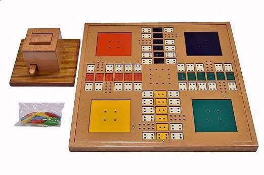 FAIRBIZPS Ladder Board Game In Braille For The Blind, For For 12 Months And Up Kids