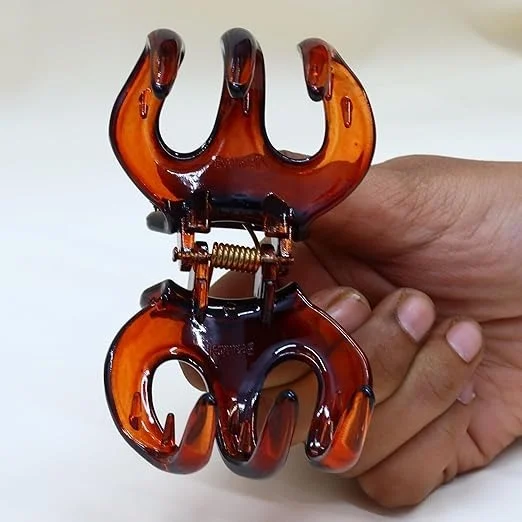PALAK SAXENA Hair Clips, Large Hair Clamp, Claw Strong Hair Plastic Clips, Women Hair Claws, Octopus Shape Hair Pin, Fashion Hair Accessories