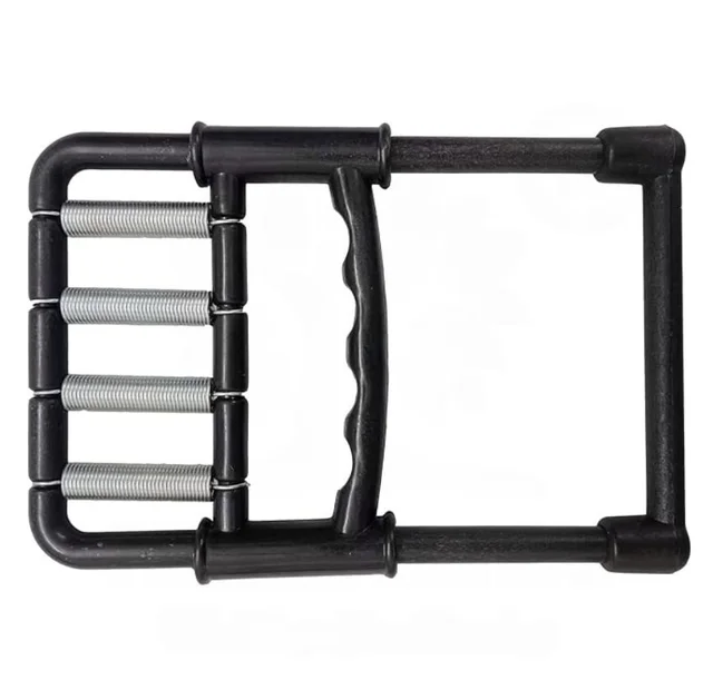 FAIRBIZPS Finger & Hand Grip Exerciser for Physiotherapy | Quality Plastic Fitness Gripper for Strength Training - Black