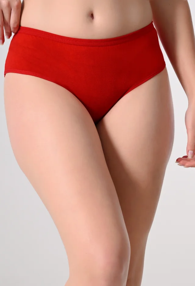 FAIRO STORE Women's Cotton Panties Comfortable Solid Panties Multicolor (XL 95cm) Panties (Pack of 3) - XL (95cm)