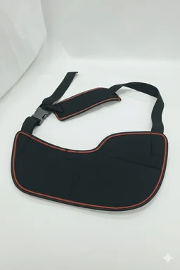 FAIRBIZPS Arm Sling | Arm Support for Kids | Lightweight & Adjustable Child Arm Brace for Injuries, Fractures, Sprains – Comfortable Sling for Boys & Girls - Black