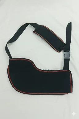 FAIRBIZPS Arm Sling | Arm Support for Kids | Lightweight & Adjustable Child Arm Brace for Injuries, Fractures, Sprains – Comfortable Sling for Boys & Girls - Black