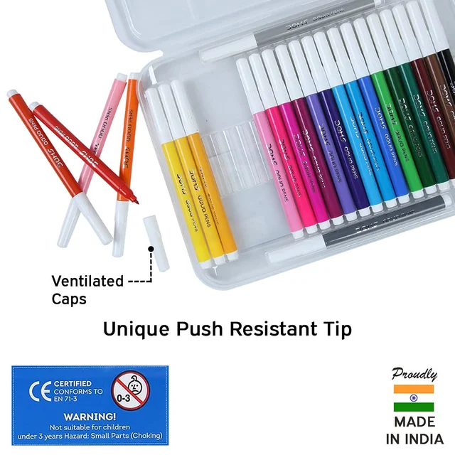 Doms Aqua Sketchpen 24shade (125 MRP)