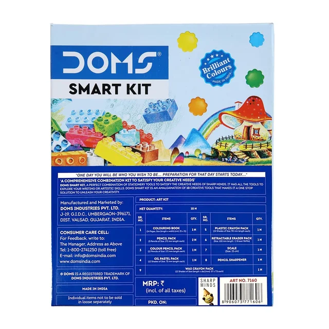 Doms Smart Kit (Transparent Bag) MRP-500