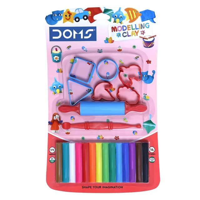 DOMS Modelling Clay 14 Shades (MRP-120)