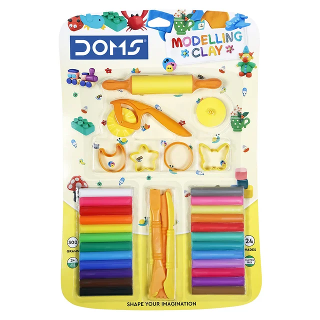 DOMS Modelling Clay 24 Shades (MRP-199)