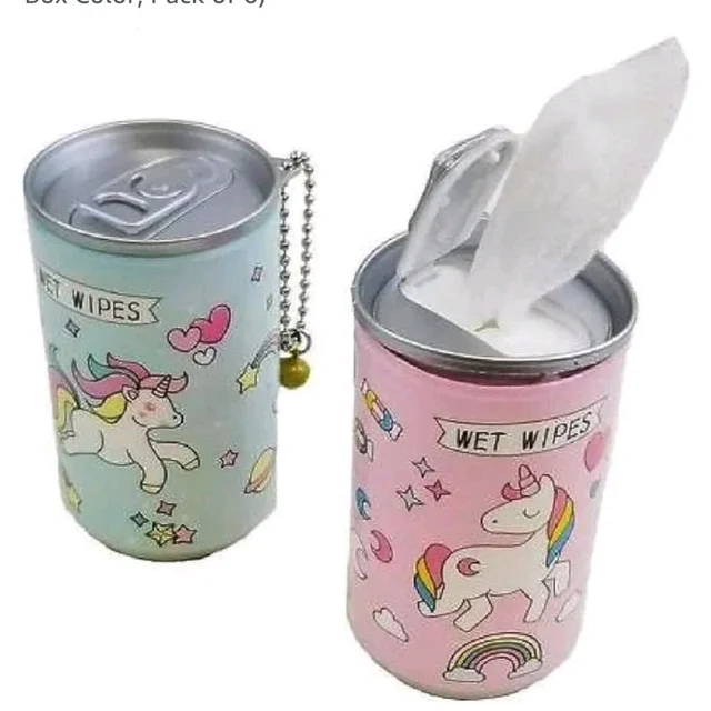 WET WIPES TISSUE CAN (UNICORN)